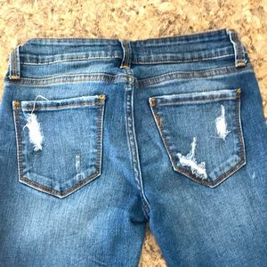 Distressed Denim Jeans